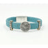 Circle Flower Charm Cork Magnetic Bracelet